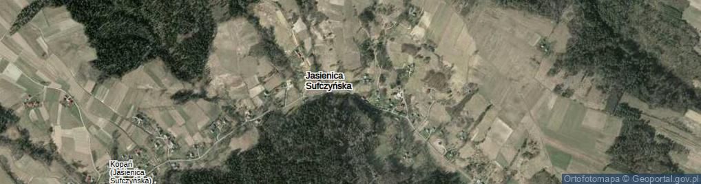 Zdjęcie satelitarne Jasienica Sufczyńska ul.